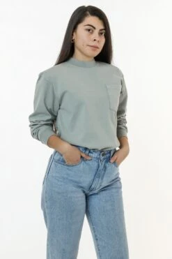 1210GD Unisex - 8.5 Oz. Heavy Jersey Boxy Work Shirt -Tops Zone 1210GD SAGE