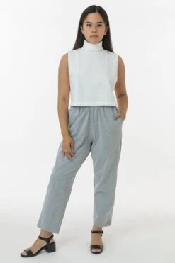 1215GD - Heavy Jersey Garment Dye Casual Pants -Tops Zone 1215 Heathergrey c1ce7940 92b6 4255 acdc ad344a011ab6