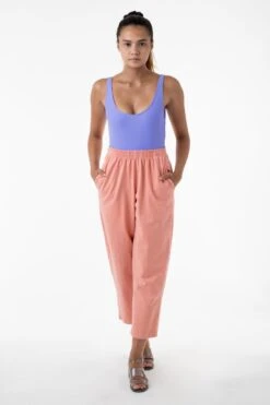 1215GD - Heavy Jersey Garment Dye Casual Pants -Tops Zone 1215 coral stephanie small b67c4995 a37f 43c9 9a22 58ac022c51ca