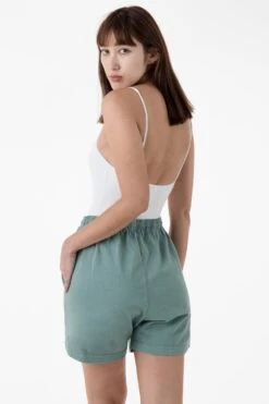 1242GD Unisex - Heavy Jersey Garment Dye Gym Shorts 24 1242GD Unisex - Heavy Jersey Garment Dye Gym Shorts -Tops Zone 1240 atlanticgreen julie smallAR