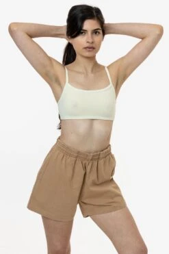 1242GD Unisex - Heavy Jersey Garment Dye Gym Shorts 20 1242GD Unisex - Heavy Jersey Garment Dye Gym Shorts -Tops Zone 1242gd khaki natalie