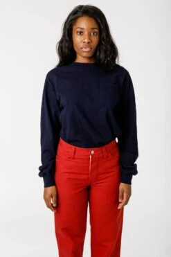 1810GD Unisex - Long Sleeve Garment Dye Pocket T-Shirt -Tops Zone 1810 LS Pocket Tee LS Paris 541b9ad8 64dc 4dba 9e98 abc732f04bce