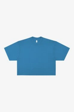 1820GD - Oversized Crop Tee -Tops Zone 1820GD blue moon