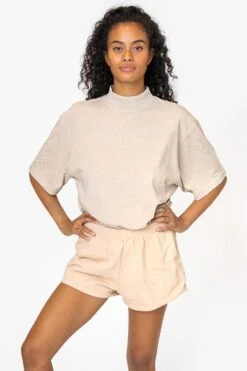 1825GD Unisex - Oversized Short Sleeve High Mockneck T-shirt -Tops Zone 1825gd 4 F F 952f5a2c 0cf8 40f0 8f97 66aaa6e321c5