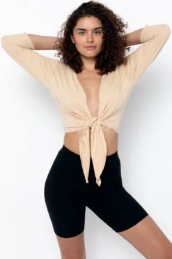 1826GD - Le Weekend Tie Top 13 1826GD - Le Weekend Tie Top -Tops Zone 1826GD BEIGE 9490ffe3 ac1e 43d3 9d2a 2a623ee67513