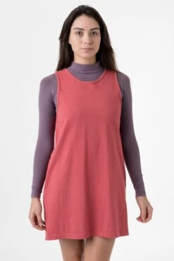 1840GD - Garment Dye Tank Dress 29 1840GD - Garment Dye Tank Dress -Tops Zone 1840dustypink