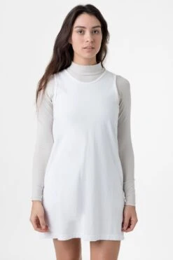 1840GD - Garment Dye Tank Dress 30 1840GD - Garment Dye Tank Dress -Tops Zone 1840white