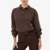 18417GD Unisex - 18/1 Long Sleeve Polo T-Shirt