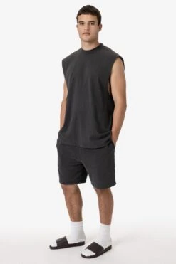1865GD - 6.5oz Garment Dye Sleeveless Tee -Tops Zone 1865GD 3