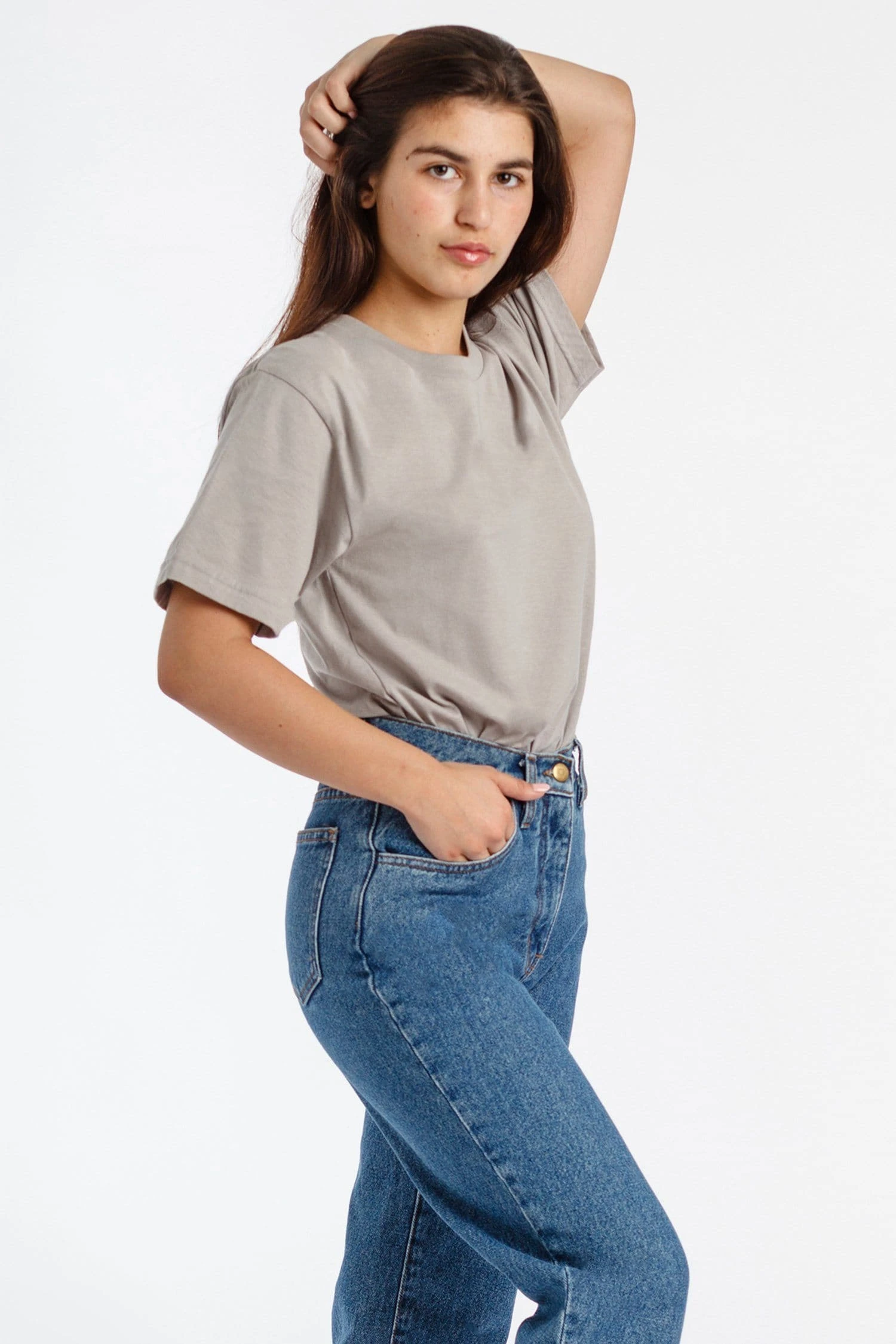 20001 Unisex - Fine Jersey Crew Neck T-Shirt 1 20001 Unisex - Fine Jersey Crew Neck T-Shirt