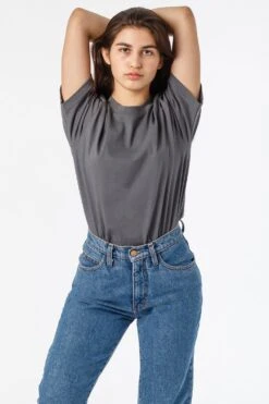 20001 Unisex - Fine Jersey Crew Neck T-Shirt 30 20001 Unisex - Fine Jersey Crew Neck T-Shirt -Tops Zone 20001 small edie 092