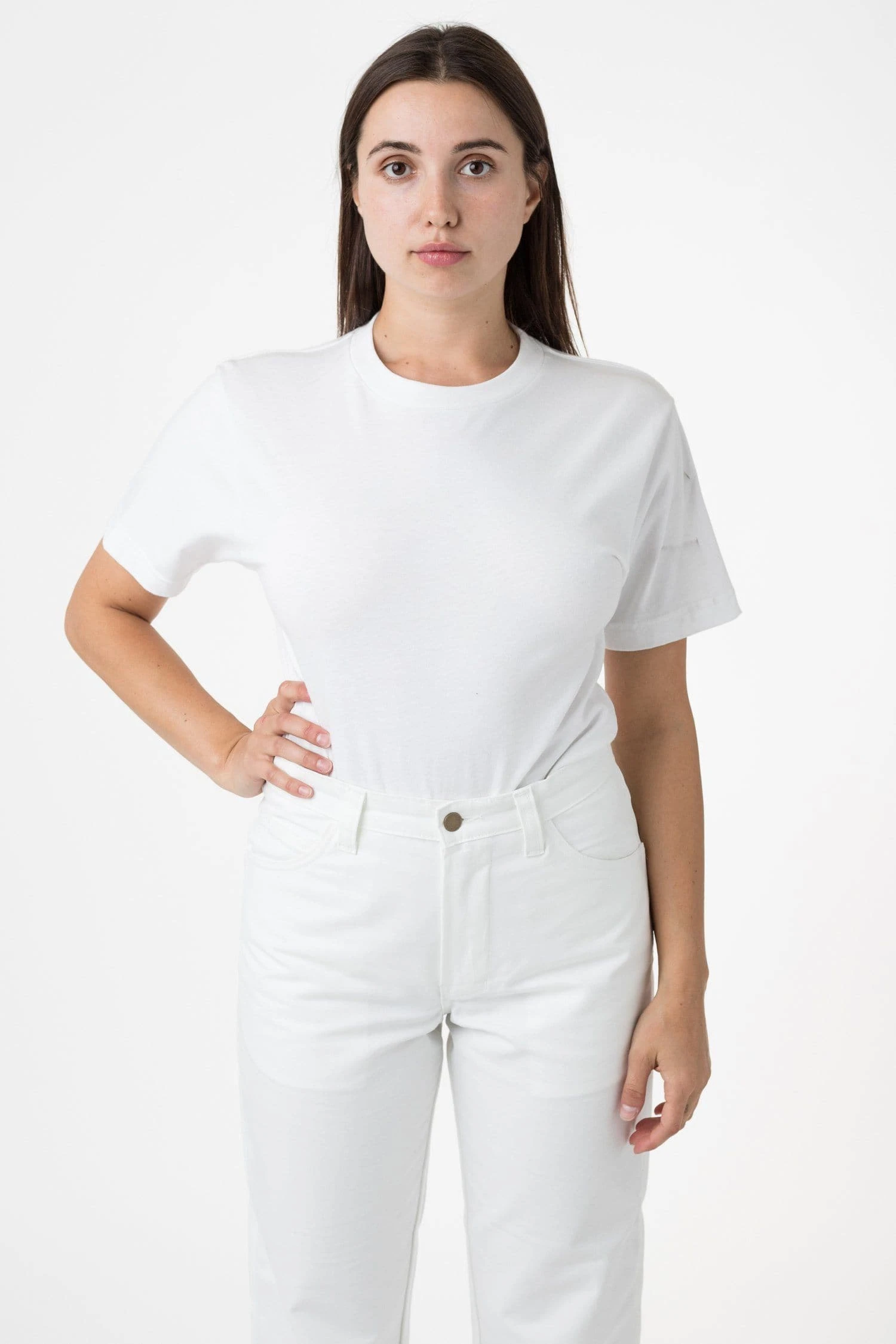 2017 - 6.0oz Crew Neck Heavy Combed Cotton T-Shirt 4 2017 - 6.0oz Crew Neck Heavy Combed Cotton T-Shirt - Image 4