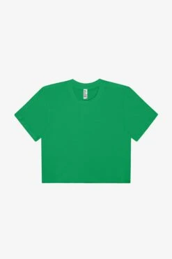 23302 - Fine Jersey Crop Top -Tops Zone 23302 Kelly