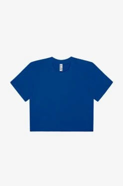 23302 - Fine Jersey Crop Top -Tops Zone 23302 Lapis Blue