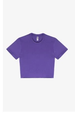 23302 - Fine Jersey Crop Top -Tops Zone 23302 PURPLE 57135fab 3425 4096 b784 53f404f2ae65