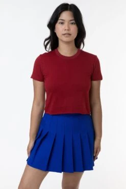 23302 - Fine Jersey Crop Top -Tops Zone 23302 cran