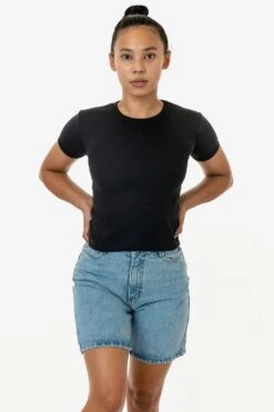 43005 - Classic Crewneck Baby Tee -Tops Zone 43005 jenny 2S