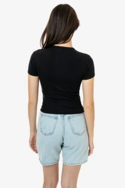 43005 - Classic Crewneck Baby Tee -Tops Zone 43005 rene black 3 1