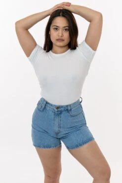 43005 - Classic Crewneck Baby Tee -Tops Zone 43005 white 3 1