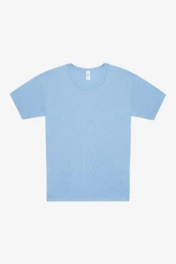 43005 - Classic Crewneck Baby Tee -Tops Zone 43005 BABYRIB 001 BLUE RVSD AW