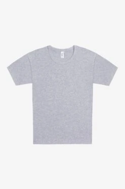 43005 - Classic Crewneck Baby Tee -Tops Zone 43005 BABYRIB 001 HEATHER RVSD AW