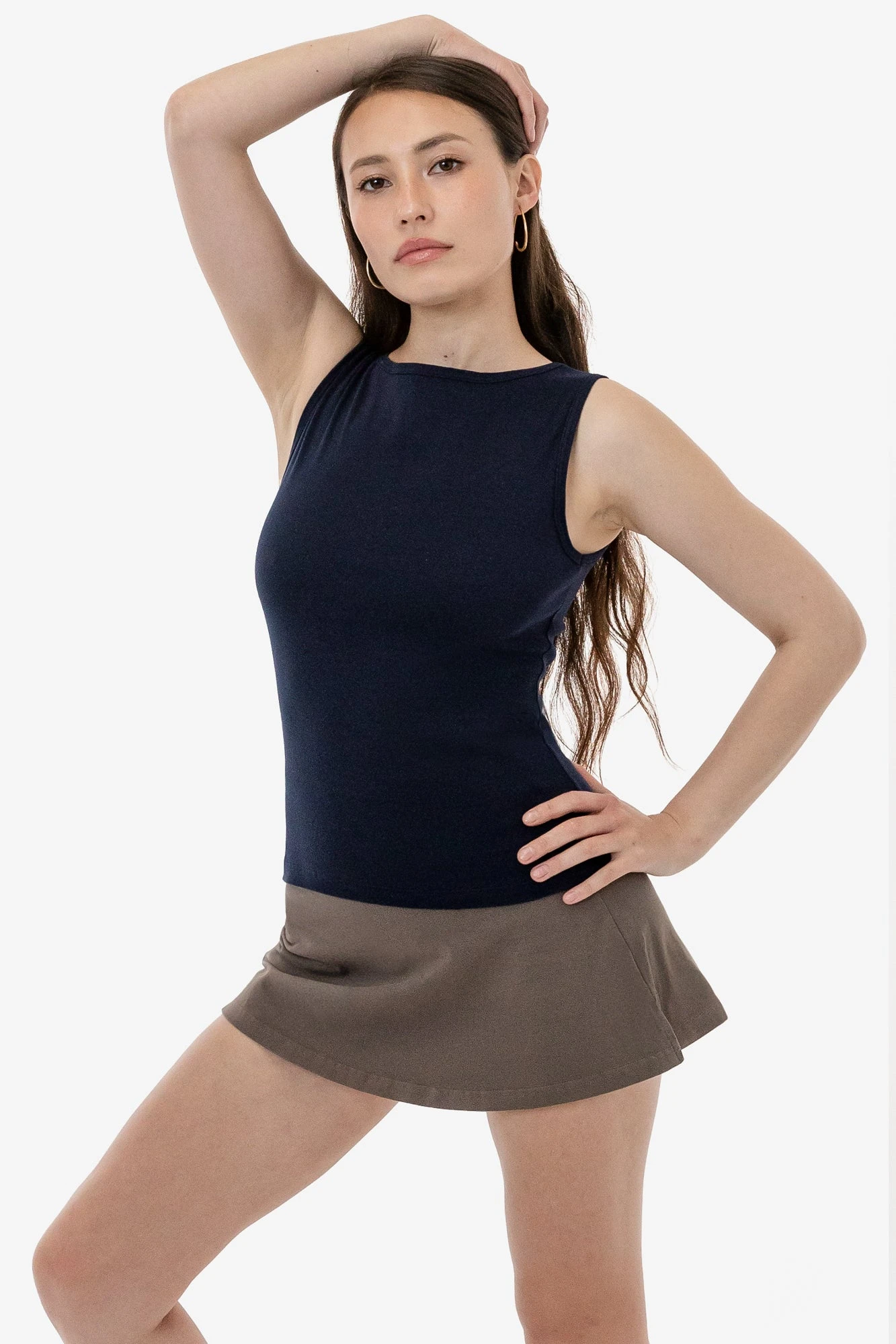 43045 - Baby Rib Sleeveless Boatneck Top 5 43045 - Baby Rib Sleeveless Boatneck Top - Image 5