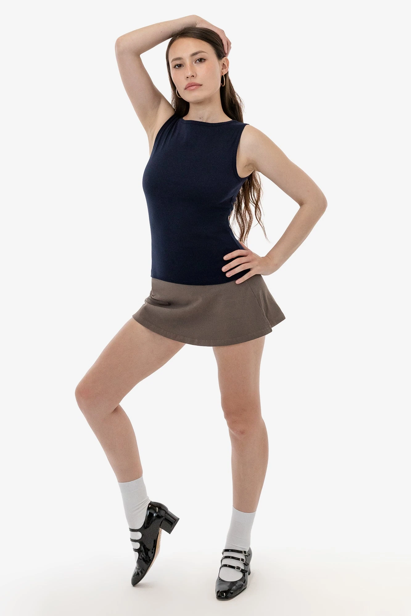 43045 - Baby Rib Sleeveless Boatneck Top 13 43045 - Baby Rib Sleeveless Boatneck Top - Image 13