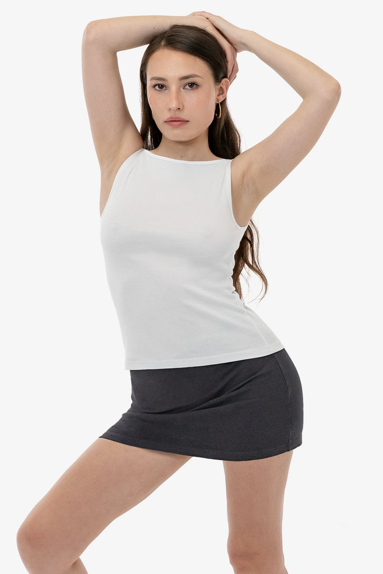 43045 - Baby Rib Sleeveless Boatneck Top 8 43045 - Baby Rib Sleeveless Boatneck Top - Image 8