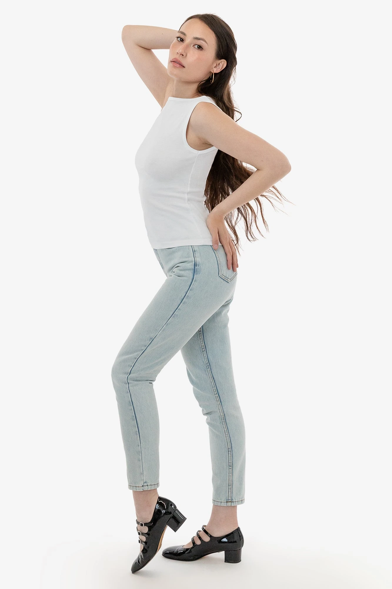 43045 - Baby Rib Sleeveless Boatneck Top 15 43045 - Baby Rib Sleeveless Boatneck Top - Image 15