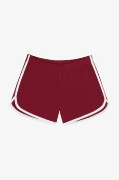 73001 - Interlock Running Shorts -Tops Zone 73001 CRANBERRY
