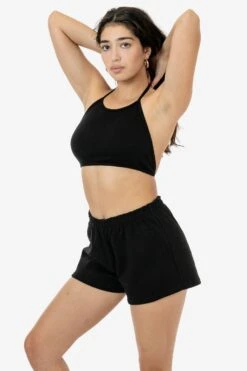 73081 - Interlock Halter Top 25 73081 - Interlock Halter Top -Tops Zone 73081 BRITTANY BLACK 1