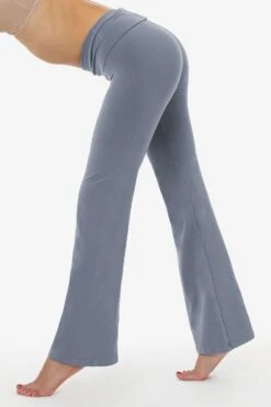 8300GD - Garment Dye Yoga Legging -Tops Zone 8300GD SLATEBLUE 2