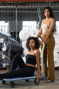 8300GD - Garment Dye Yoga Legging -Tops Zone 8300GD Brass2