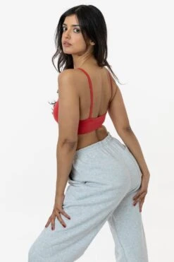 83016GD - Garment Dye Basic Bralette -Tops Zone 83016GD CLASSICRED 2