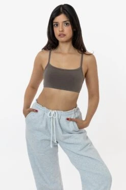 83016GD - Garment Dye Basic Bralette -Tops Zone 83016GD FALCON 1