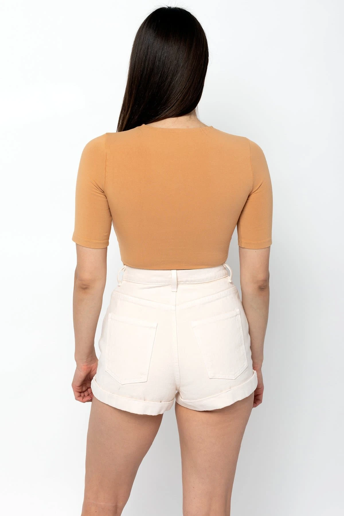 83071GD - Cut Out Crop Top 4 83071GD - Cut Out Crop Top - Image 4