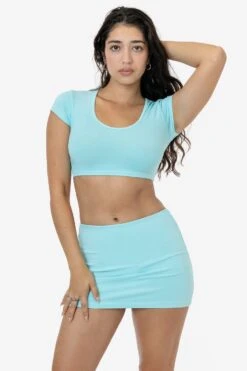 8384GD - Garment Dye Mini Tube Skort -Tops Zone 83072GD 8384GD AQUAMARINE BRITTANY 1k 45ce20f3 cb1b 4498 a3a1 b351799939b1