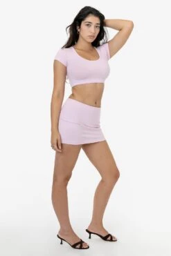 8384GD - Garment Dye Mini Tube Skort -Tops Zone 83072GD 8384GD BRITTANY 2k