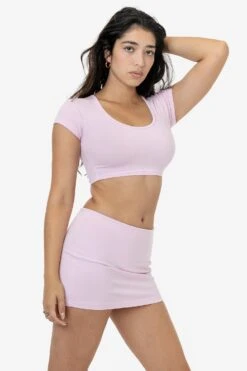 8384GD - Garment Dye Mini Tube Skort -Tops Zone 83072GD 8384GD CRADLEPINK BRITTANY 2k da255f34 68dd 47c9 a613 8e8d78c767ac