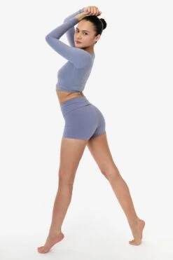 8319GD - Garment Dye Yoga Shorts -Tops Zone 8319GD F 2