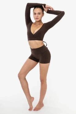 8319GD - Garment Dye Yoga Shorts -Tops Zone 8319GD F 3