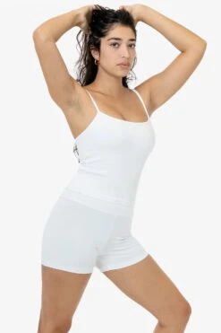 8319GD - Garment Dye Yoga Shorts -Tops Zone 8320GD 8319GD WHITE BRITTANY 1k 1