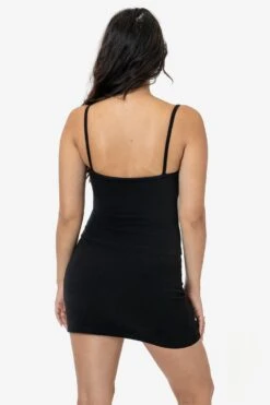 8320GD - Garment Dye Spaghetti Tank Camisole -Tops Zone 8320GD 8384GD BLACK BRITTANY 2k