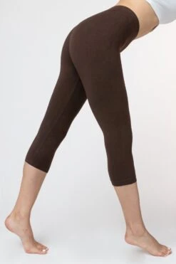 83216GD - Garment Dye Cropped Legging 16 83216GD - Garment Dye Cropped Legging -Tops Zone 83216chocolate