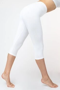 83216GD - Garment Dye Cropped Legging 18 83216GD - Garment Dye Cropped Legging -Tops Zone 83216white