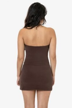 83293GD - Garment Dye Mid-Length Tube Top -Tops Zone 83293GD 8384GD CHOCOLATE BRITTANY 2k