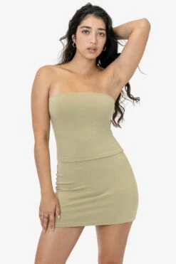 8384GD - Garment Dye Mini Tube Skort -Tops Zone 83293GD 8384GD ECRU BRITTANY 1k 1