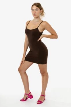 83601GD - Garment Dye Spaghetti Mini Dress -Tops Zone 83601GD F1 4