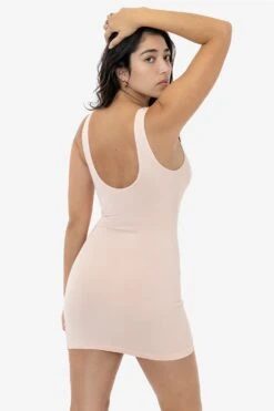 83610GD - Garment Dye Tank Mini Dress -Tops Zone 83610GD BRITTANY SEASHELL 2k