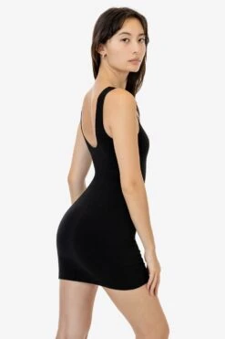 83610GD - Garment Dye Tank Mini Dress -Tops Zone 83610GD RENE BLACK 2